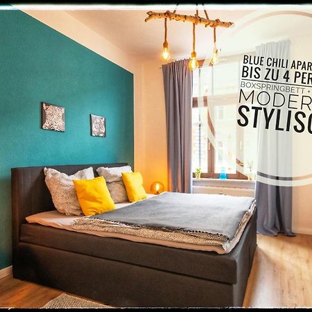 Blue Chili 18 Zentrales City-Apartment Am Hasselbachplatz, 4 Personen Magdeburg Exteriör bild