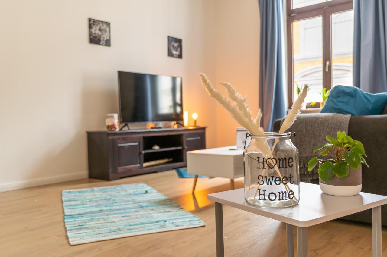 Blue Chili 18 Zentrales City-Apartment Am Hasselbachplatz, 4 Personen Magdeburg Exteriör bild