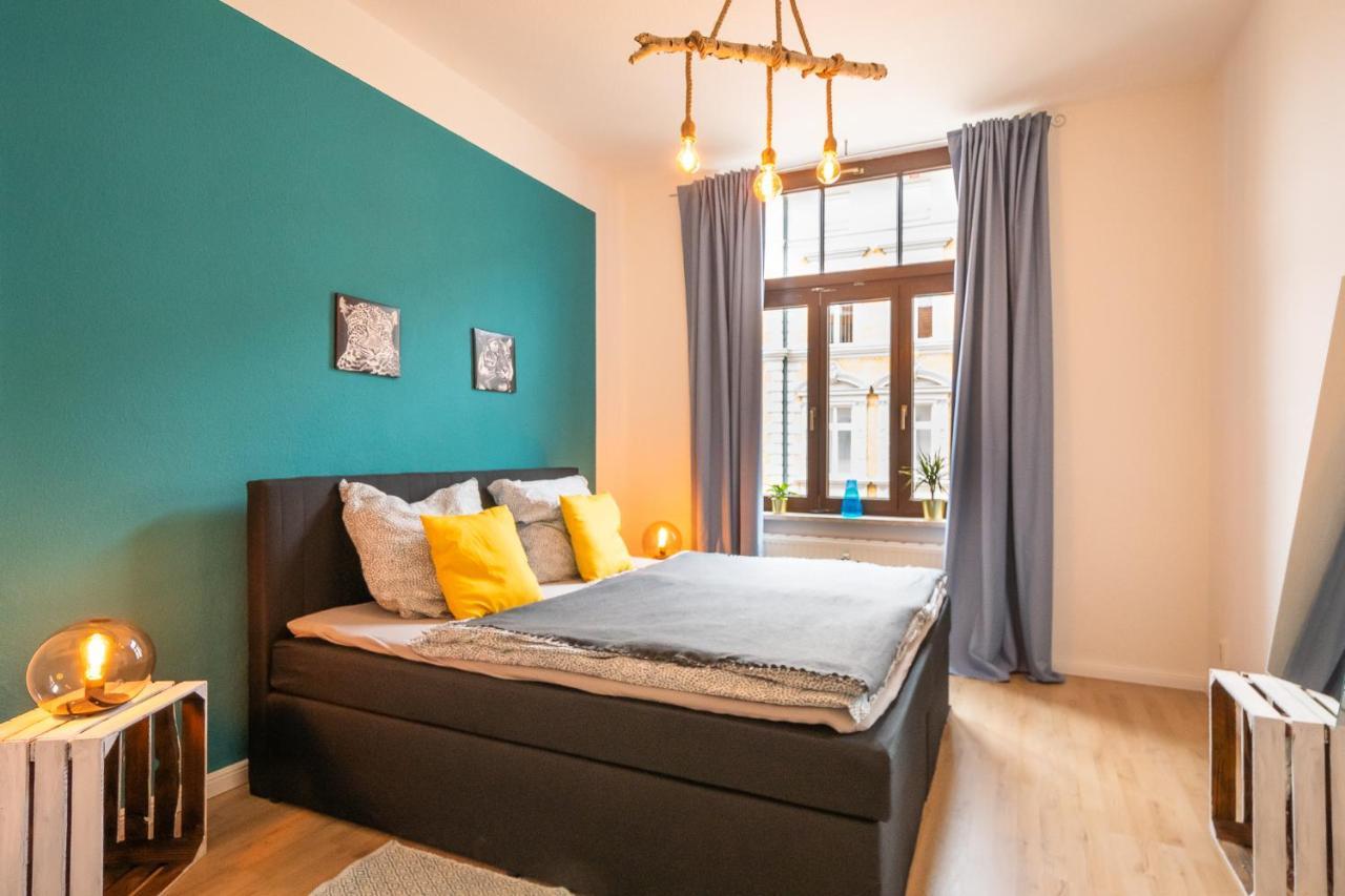 Blue Chili 18 Zentrales City-Apartment Am Hasselbachplatz, 4 Personen Magdeburg Exteriör bild