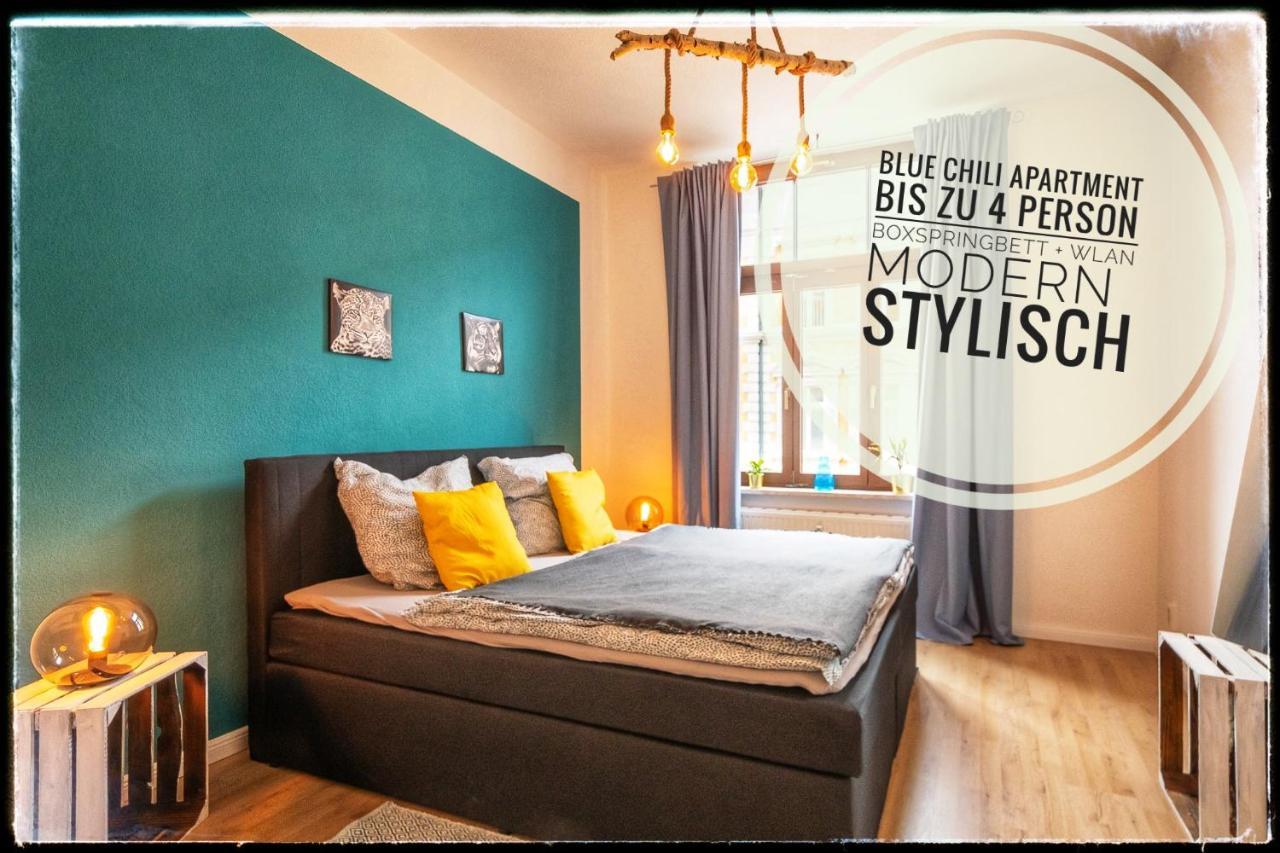 Blue Chili 18 Zentrales City-Apartment Am Hasselbachplatz, 4 Personen Magdeburg Exteriör bild